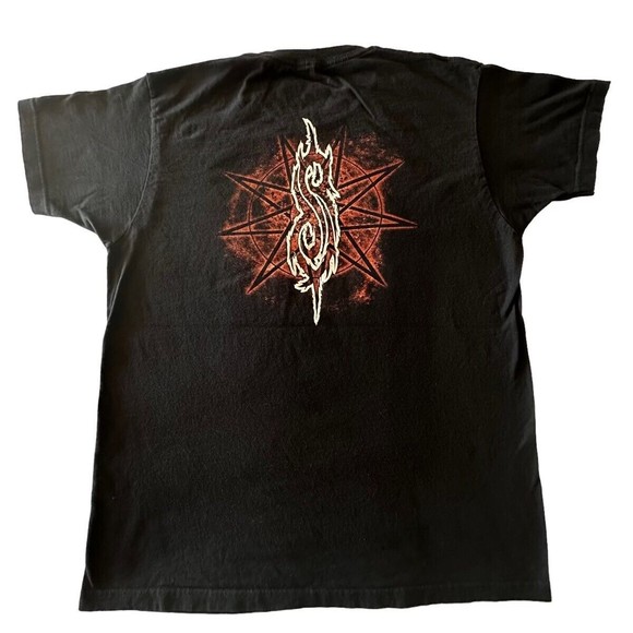 Slipknot T-Shirt Adult Large Black Double Print Concert  Tour - Picture 2 of 4